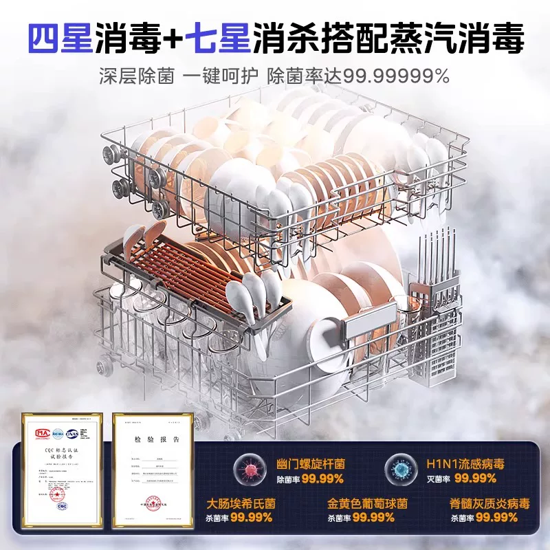 美的GX1000S Max家用嵌入式洗碗机18套智能投放款 4199.55元 - 线报酷