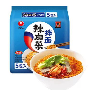 农心辣白菜拌面方便面速食夜宵 16.69元 - 86线报