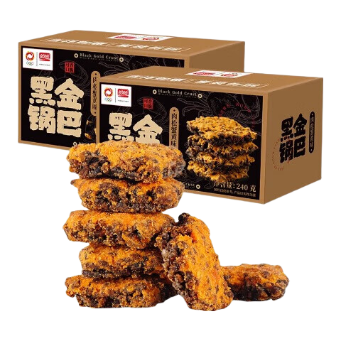 盼盼黑金锅巴肉松蟹黄味16包2箱 14.9元 - 86线报