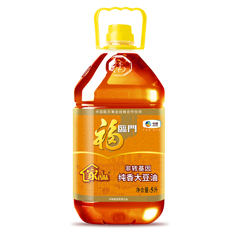 福临门家香味非转基因纯香大豆油4L 33.04元 - 线报酷
