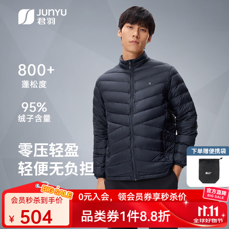 君羽户外800蓬95白鹅绒排骨鹅绒服可内胆52021男款宝蓝 446.4元 - 86线报