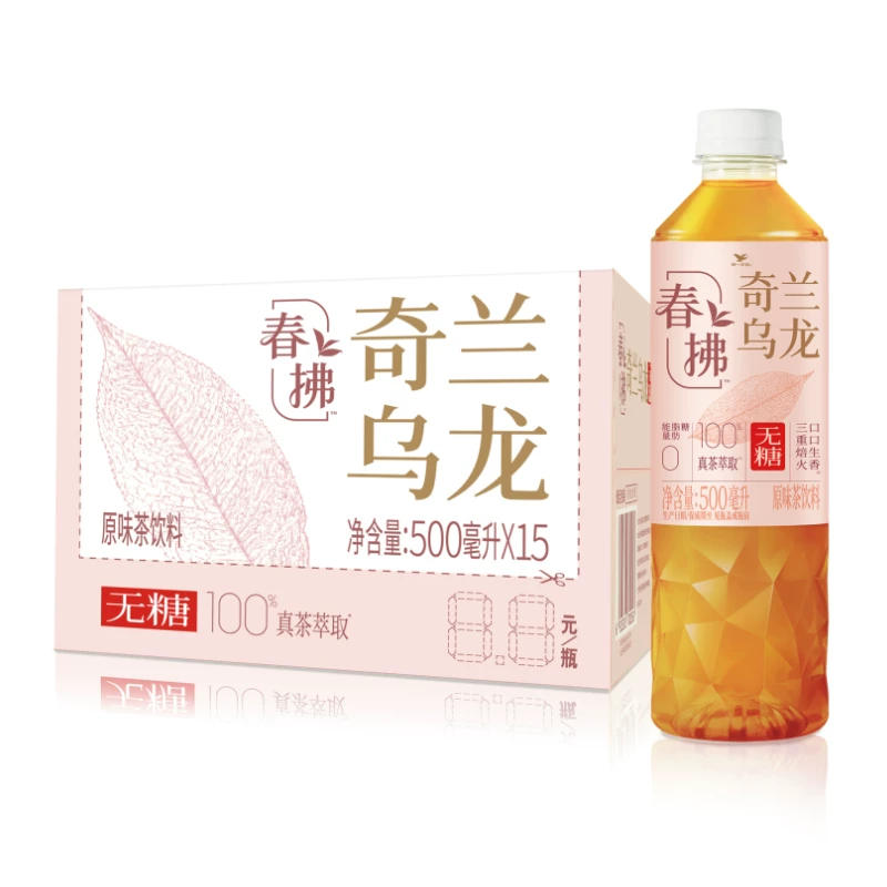 统一无糖春拂奇兰乌龙焙茶茶饮料500ml*15瓶0脂整箱 26.11元 - 86线报