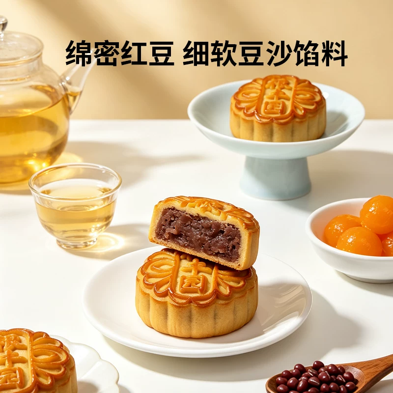 广州酒家粮丰园星辰颂月月饼礼盒600g广式蛋黄莲蓉豆沙 32.42元 - 86线报