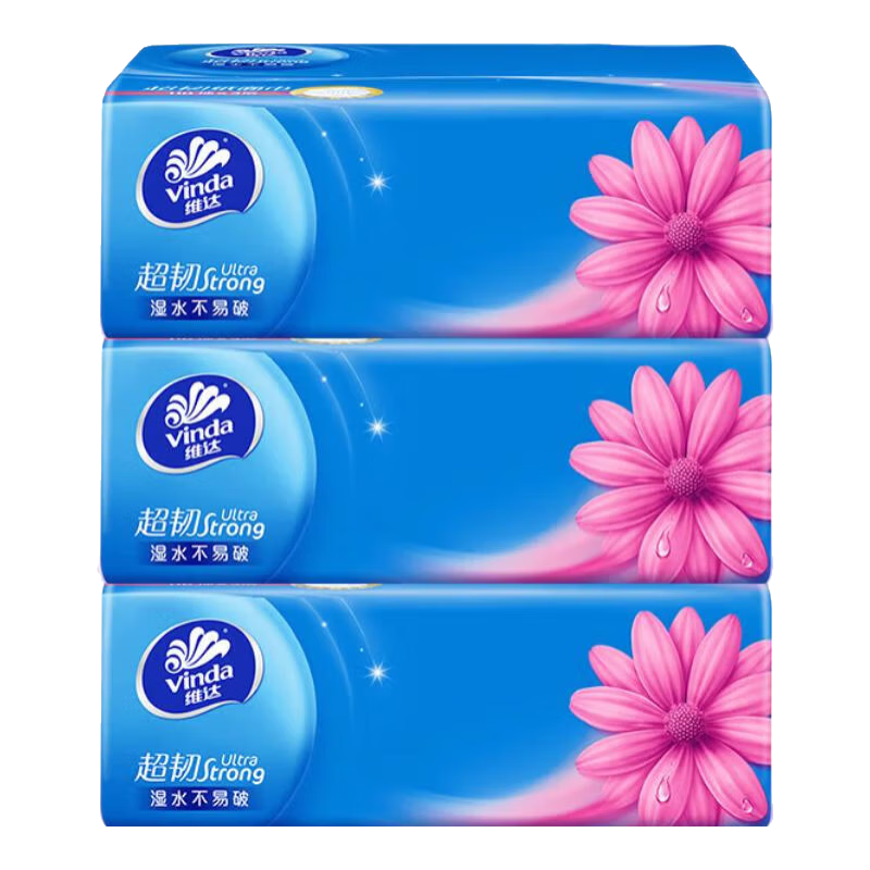 维达3层加厚抽纸330张×3包 3.3元 - 86线报