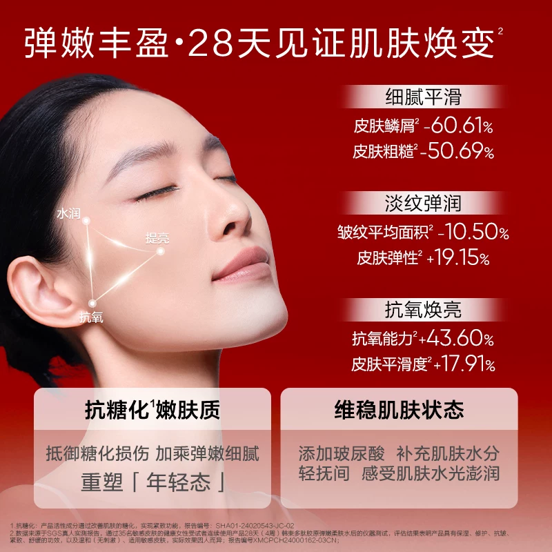 韩束红蛮腰面霜75g紧致抗皱补水滋润乳霜大红瓶520女友护肤品礼物 99元 - 86线报