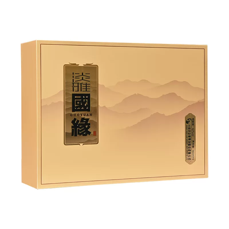 今世缘国缘淡雅礼盒42度500ml*2瓶*2盒浓香型白酒送礼 421元 - 86线报
