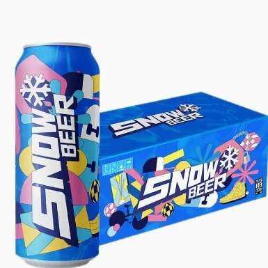 雪花啤酒10度500ml×18听整箱 46.9元 - 美泡泡