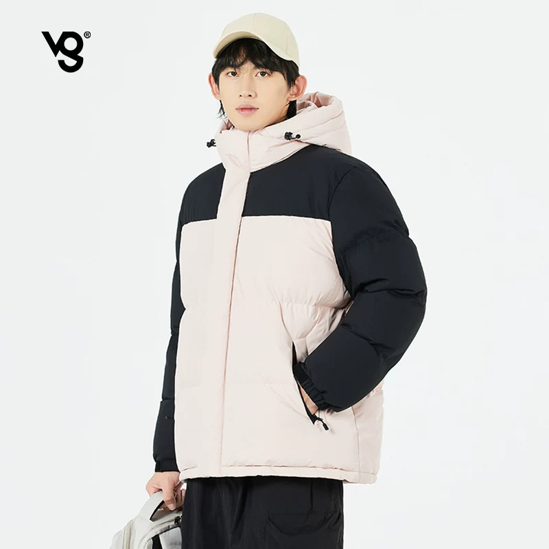 VUUG棉服情侣款连帽面包服外套 69元 - 线报酷