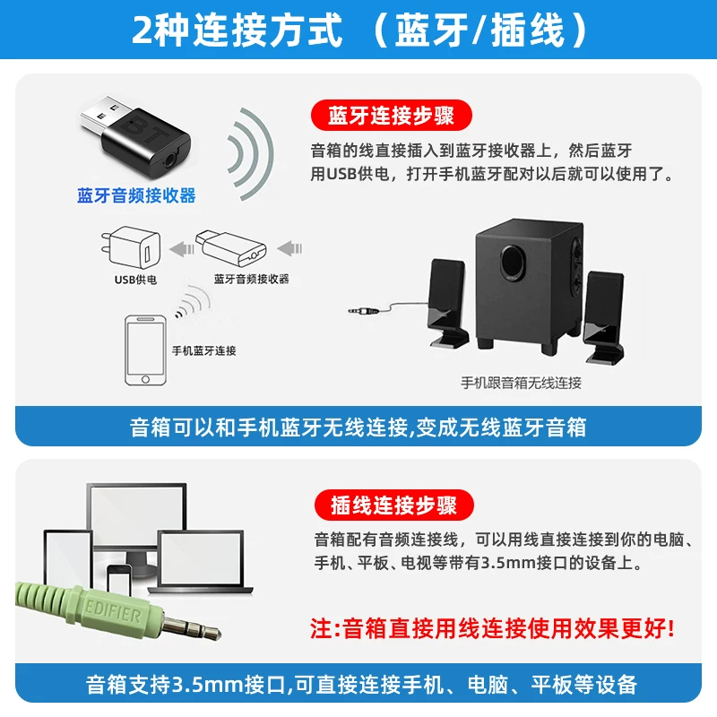 漫步者 R101V 多媒体音箱 124.51元 - 86线报 漫步者 R101V 多媒体音箱 124.51元 - 86线报