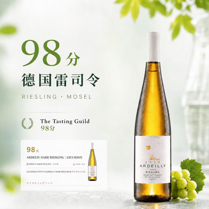露颂德国半甜白葡萄酒原酒微醺果酒年货 113元 - 86线报