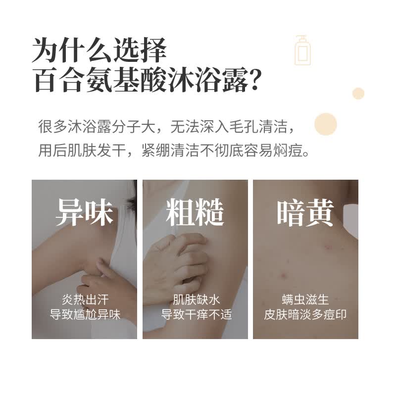 浅香百合氨基酸沐浴露500g 14.8元 - 86线报