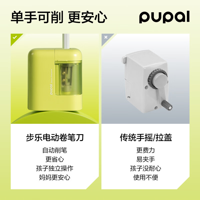 得力步乐系列3秒快削省力电动削笔器 15.12元 - 线报酷