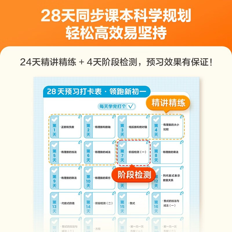 学而思2026新初一预习有重点数学语文英语人教版小升初暑假衔接作业 24.2元 - 86线报