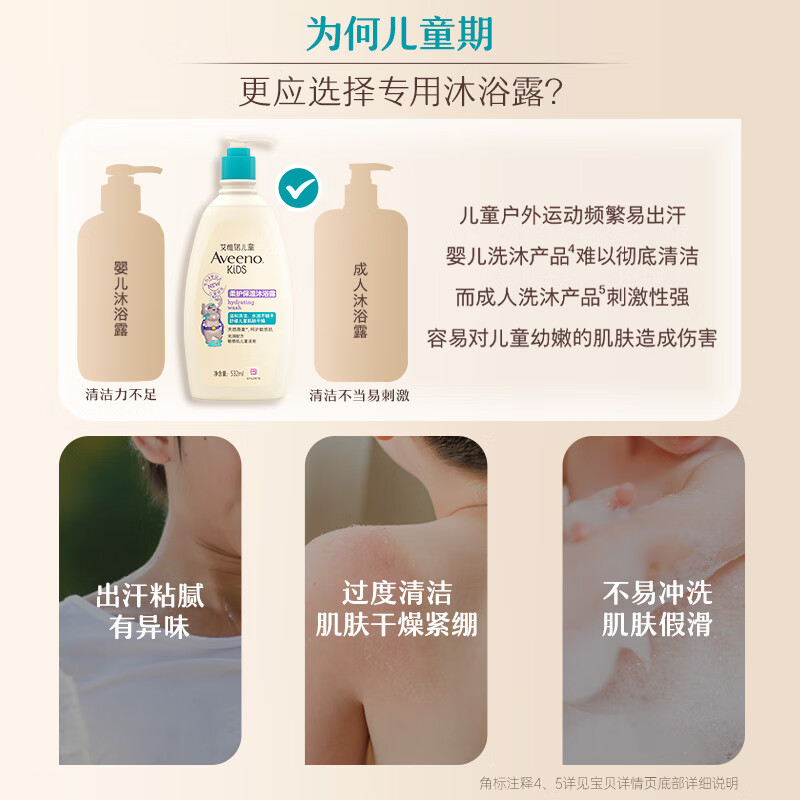艾惟诺每日倍护系列儿童沐浴露果香型532ml 45.65元 - 86线报