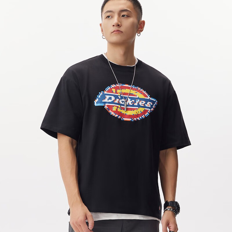 DickiesT恤男纯棉印花休闲百搭短袖同款DK011539黑色L 49元 - 86线报