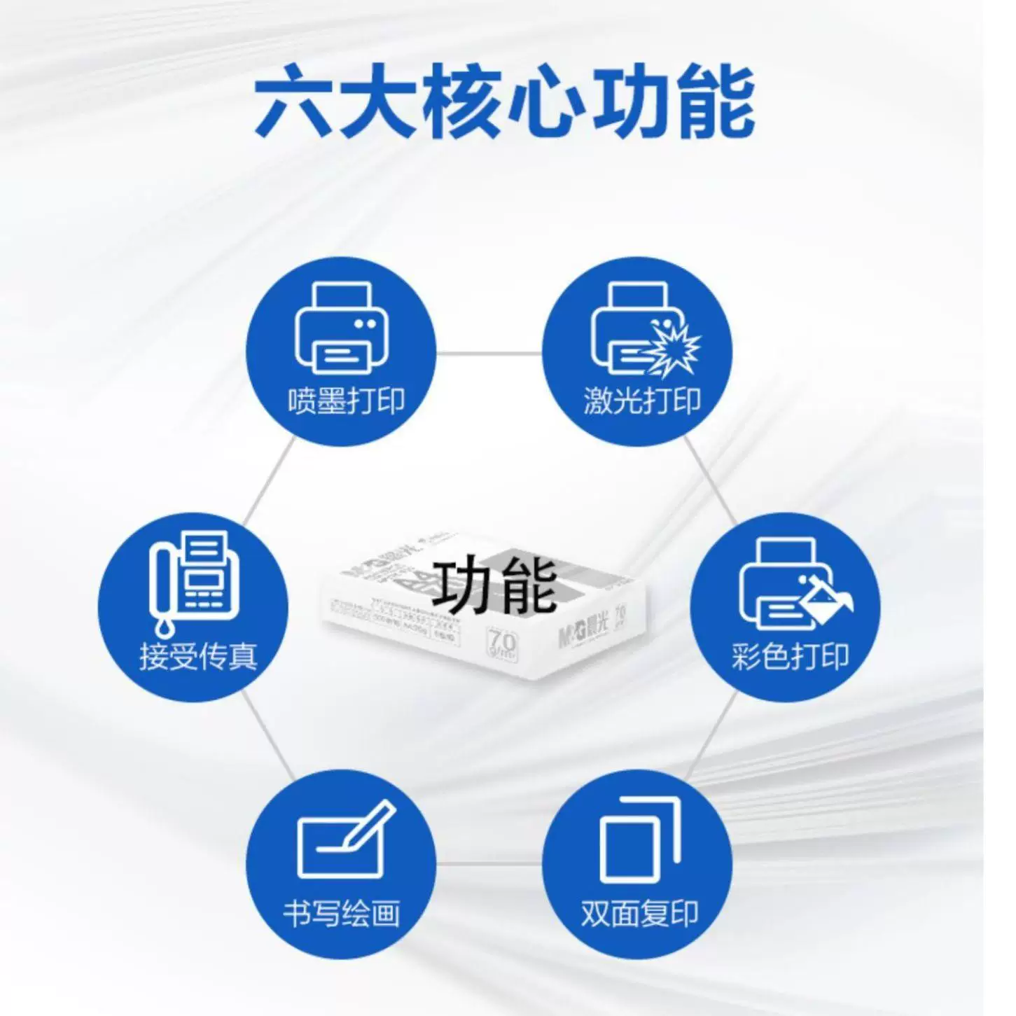 晨光A4打印纸80g500张复印纸 13.7元 - 线报酷