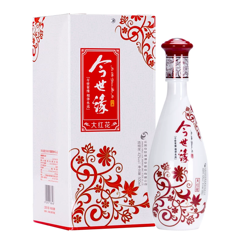 今世缘大红花42度500ml*6瓶纯粮白酒 130.17元 - 86线报