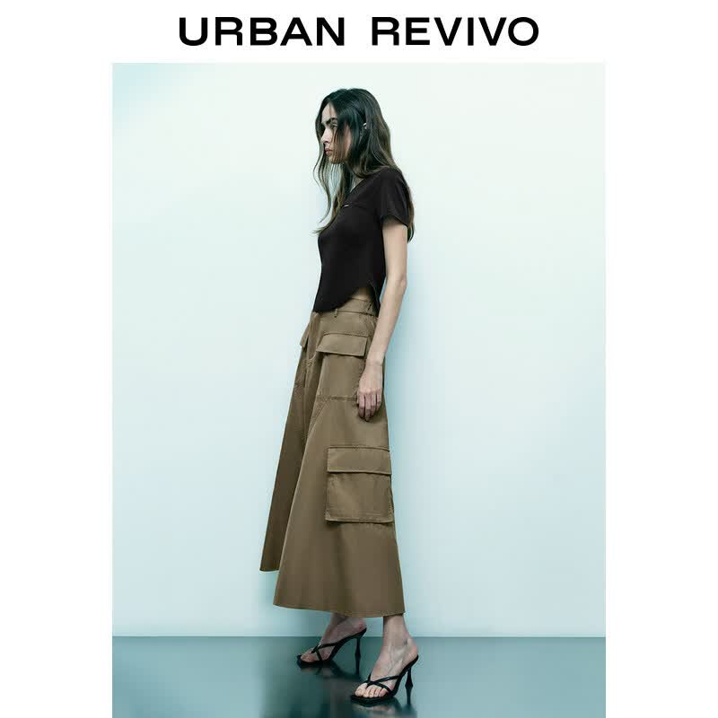 UR女装镂空短袖T恤UWM450029 29元 - 线报酷