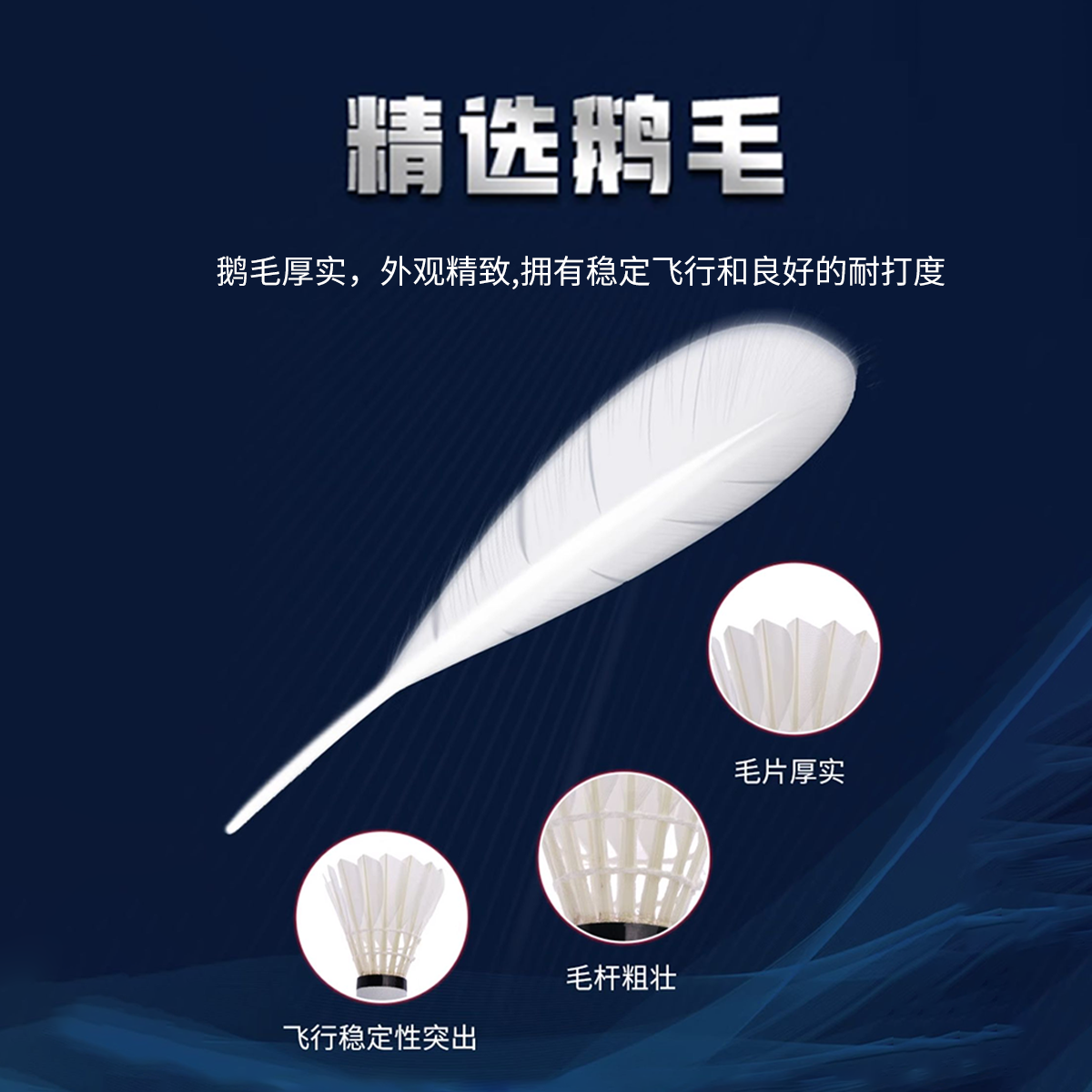 李宁羽毛球耐打稳定鹅毛球G300S室内比赛训练球12只 120.8元 - 86线报 李宁羽毛球耐打稳定鹅毛球G300S室内比赛训练球12只 120.8元 - 86线报