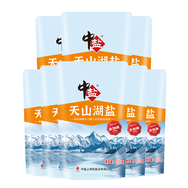 中盐天山湖盐无碘湖盐300g×8袋 16.9元 - 86线报