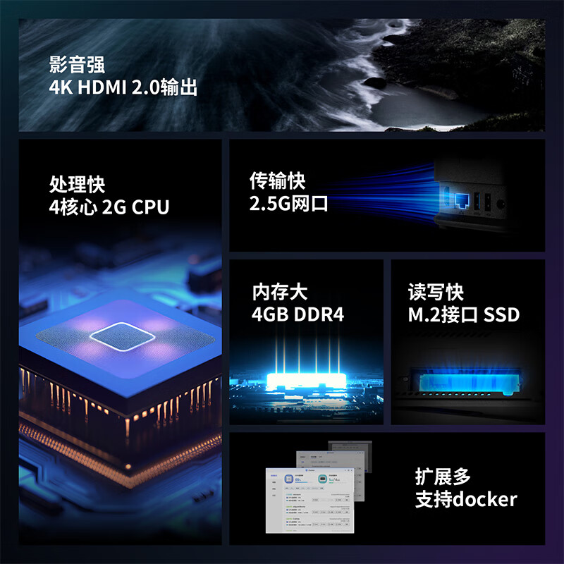 极空间私有云Z2Pro 2盘位 NAS存储 雪山白 1070.1元 - 86线报