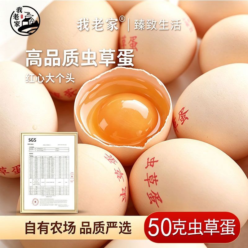 我老家高品质虫草蛋山林散养50克新鲜营养现捡现发破损包赔 15.4元 - 线报酷