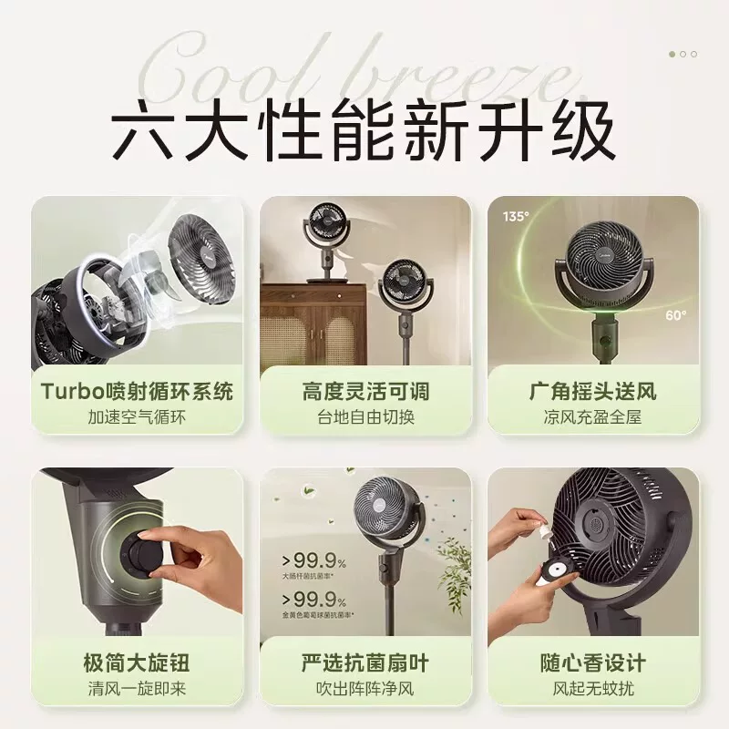 美的家用静音空气循环扇 133.61元 - 86线报