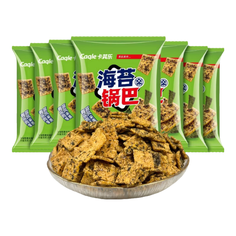 卡其乐海苔锅巴20g×30包独立包装 8.9元 - 86线报