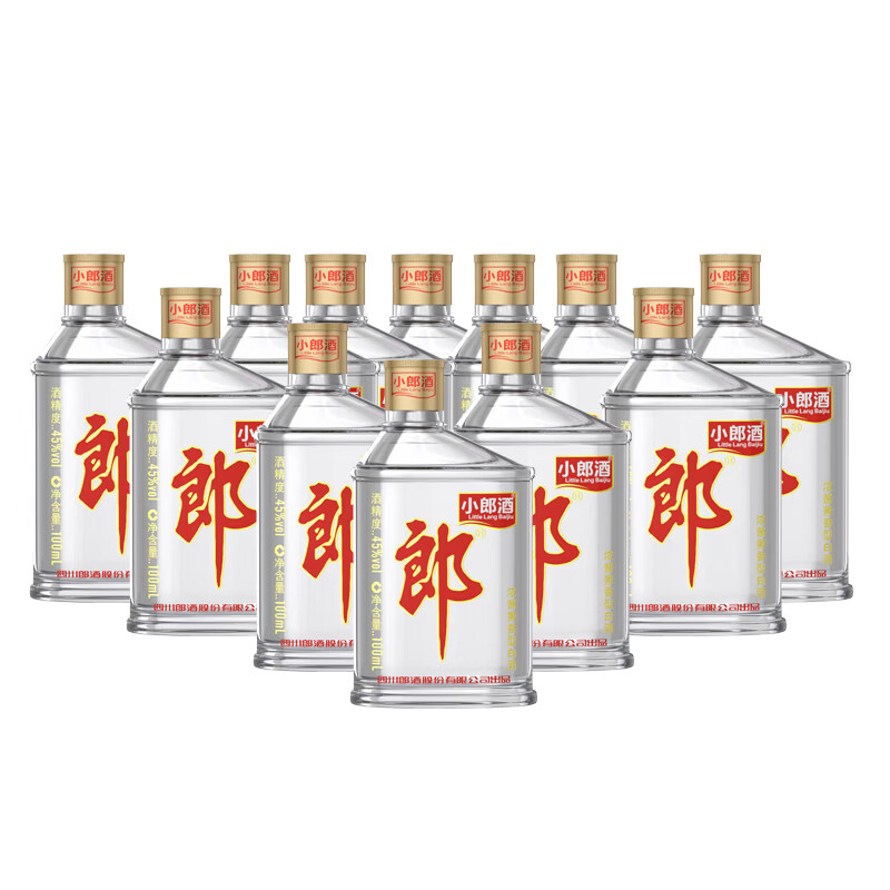 郎酒小郎酒45度100ml浓酱兼香型白酒45度100mL12瓶 141元 - 86线报