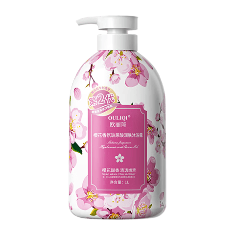 欧丽琦樱花香氛保湿沐浴露1000ml玻尿酸补水 9.9元 - 86线报