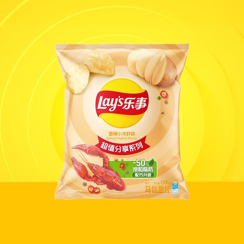 乐事薯片香辣小龙虾味135g 6.95元 - 86线报