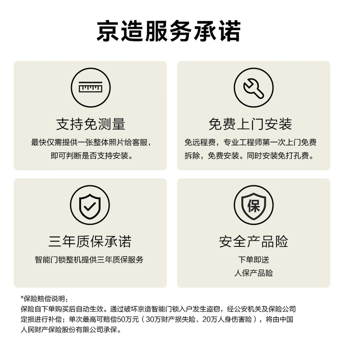 京东京造M10C级锁芯智能门锁 279元 - 86线报