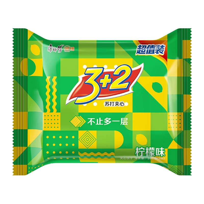 康师傅3+2苏打夹心饼干清新柠檬味375g 6.44元 - 86线报