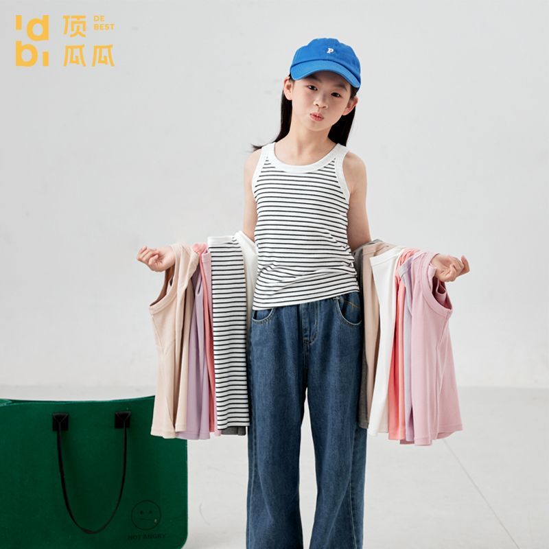 顶瓜瓜女童背心纯棉女打底内穿四夏季无袖上衣宝宝外穿儿童吊带衫 13.2元 - 爱挖宝线报