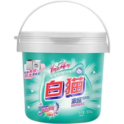 白猫浓缩洗衣粉桶装速溶易漂洗双效酵素去渍 13.87元 - 线报酷