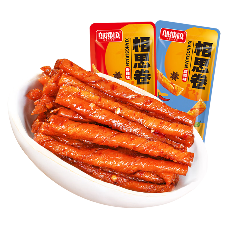 邬辣妈相思卷麻辣豆腐干豆筋条10包 1.89元 - 线报酷