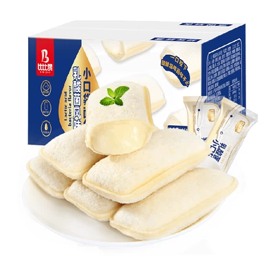比比赞乳酸菌小口袋面包整箱健康营养早餐代餐250g 5.36元 - 86线报