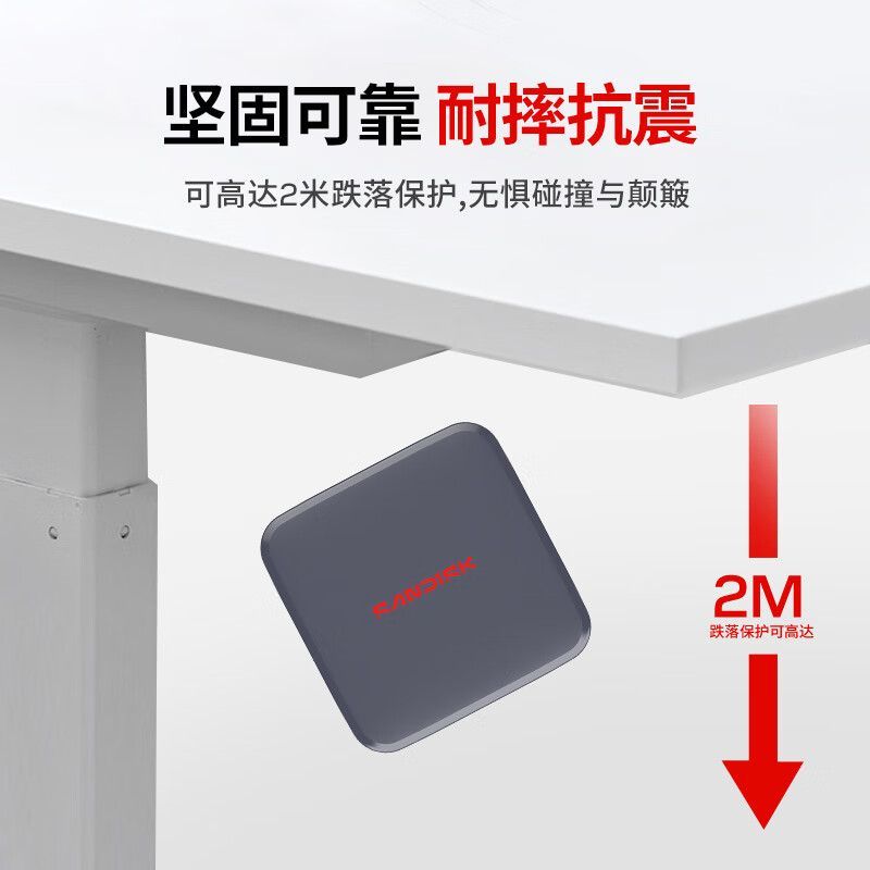 闪迪移动固态ELE 1T硬盘高速电脑手机移动硬盘便携笔记本两用 479元 - 美泡泡