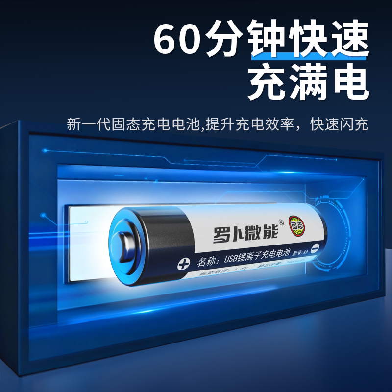 罗卜微能大容量固态充电电池1节 5.65元 - 86线报