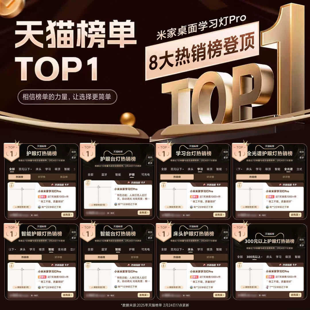 米家MJTD07YL桌面学习灯白色 217.78元 - 86线报