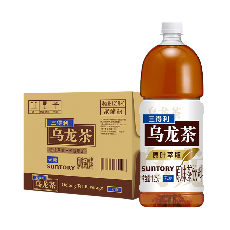 三得利茉莉味乌龙茶饮料1.25L*6 29.58元 - 86线报 三得利茉莉味乌龙茶饮料1.25L*6 29.58元 - 86线报