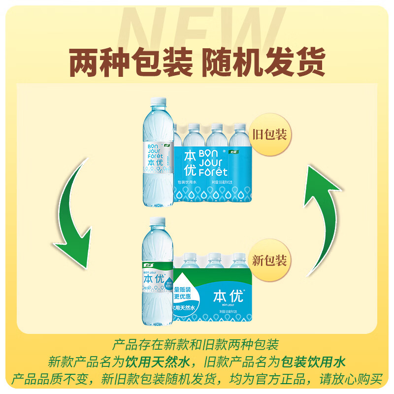 怡宝本优天然水包装饮用水555ml*12瓶量贩装 7.9元 - 86线报