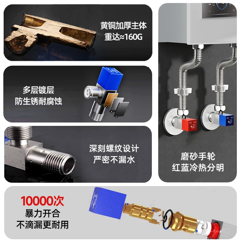 潜水艇F301+F302冷热角阀套装 40.75元 - 86线报