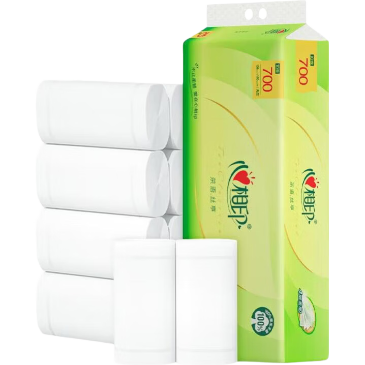 心相印丝享4层卷纸700克70g/卷×10卷 6.29元 - 线报酷