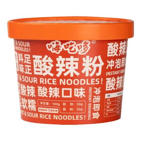 嗨吃哆 酸辣粉 90g×4桶 非油炸 川渝风味 仅1.15元/桶，4.6元/四桶 图片 1