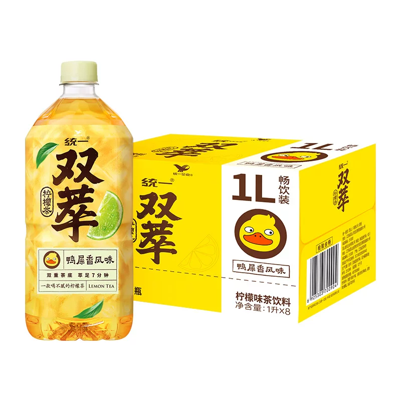 统一双萃柠檬茶柠檬味1L*8瓶 23.5元 - 86线报 统一双萃柠檬茶柠檬味1L*8瓶 23.5元 - 86线报