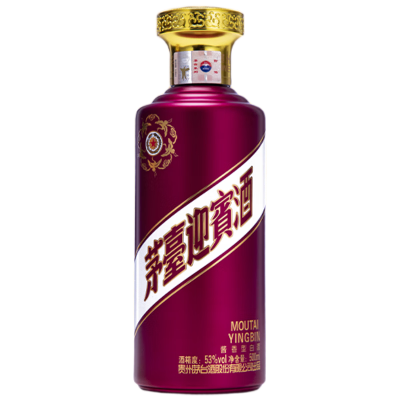茅台紫迎宾酒53°酱香型500ml 115.82元 - 清风线报