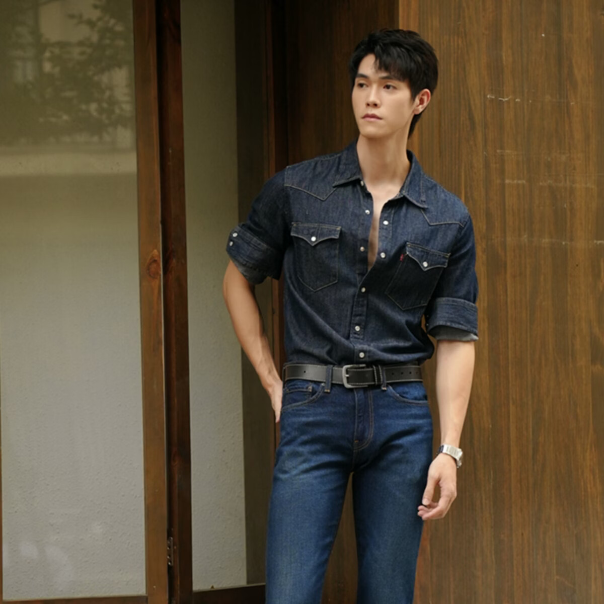 Levi's男士牛仔衬衫 186.4元 - 线报酷