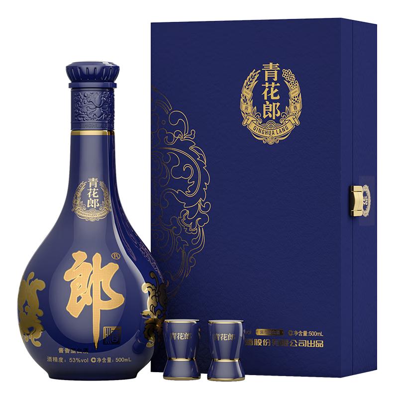 郎酒青花郎酱香型端午送礼高度白酒53度500mL1瓶 570元 - 86线报