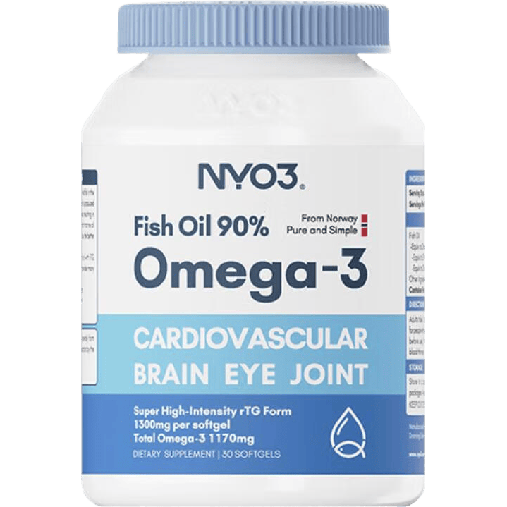 NYO 390﹪高纯深海鱼油1170mg Omega-3DHA+EPA 30粒 40.41元 - 86线报